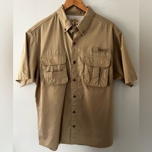 Men’s Large Red Head Brand Co. Lightweight Button Up Fishing Sport Shirt